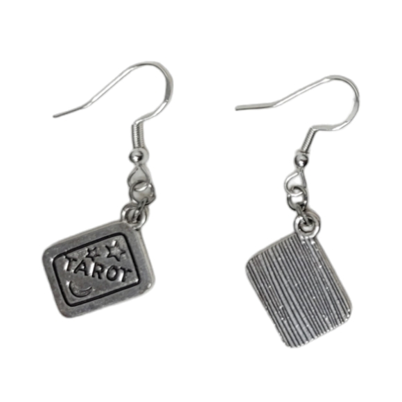 Handmade Tarot Card Earrings - Picture 2 of 3